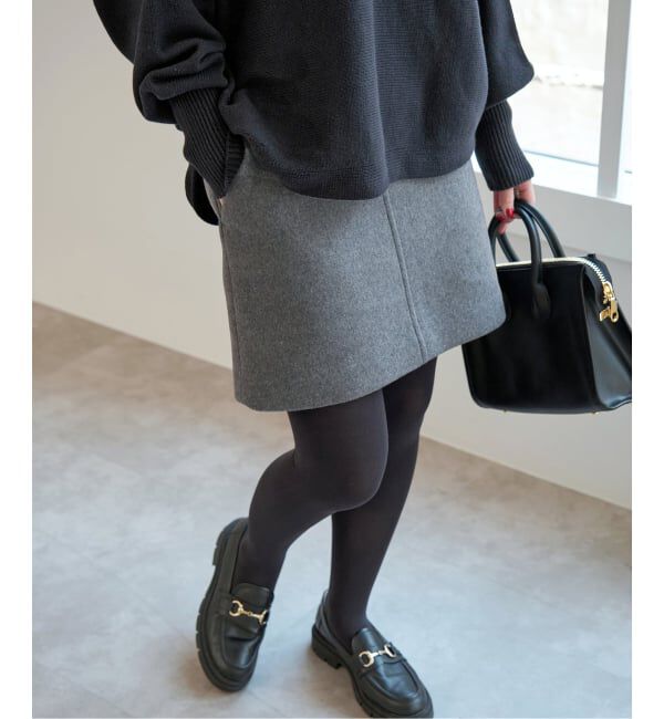 追加》メルトンAラインミニスカート（Spick and Span）｜ルミネの