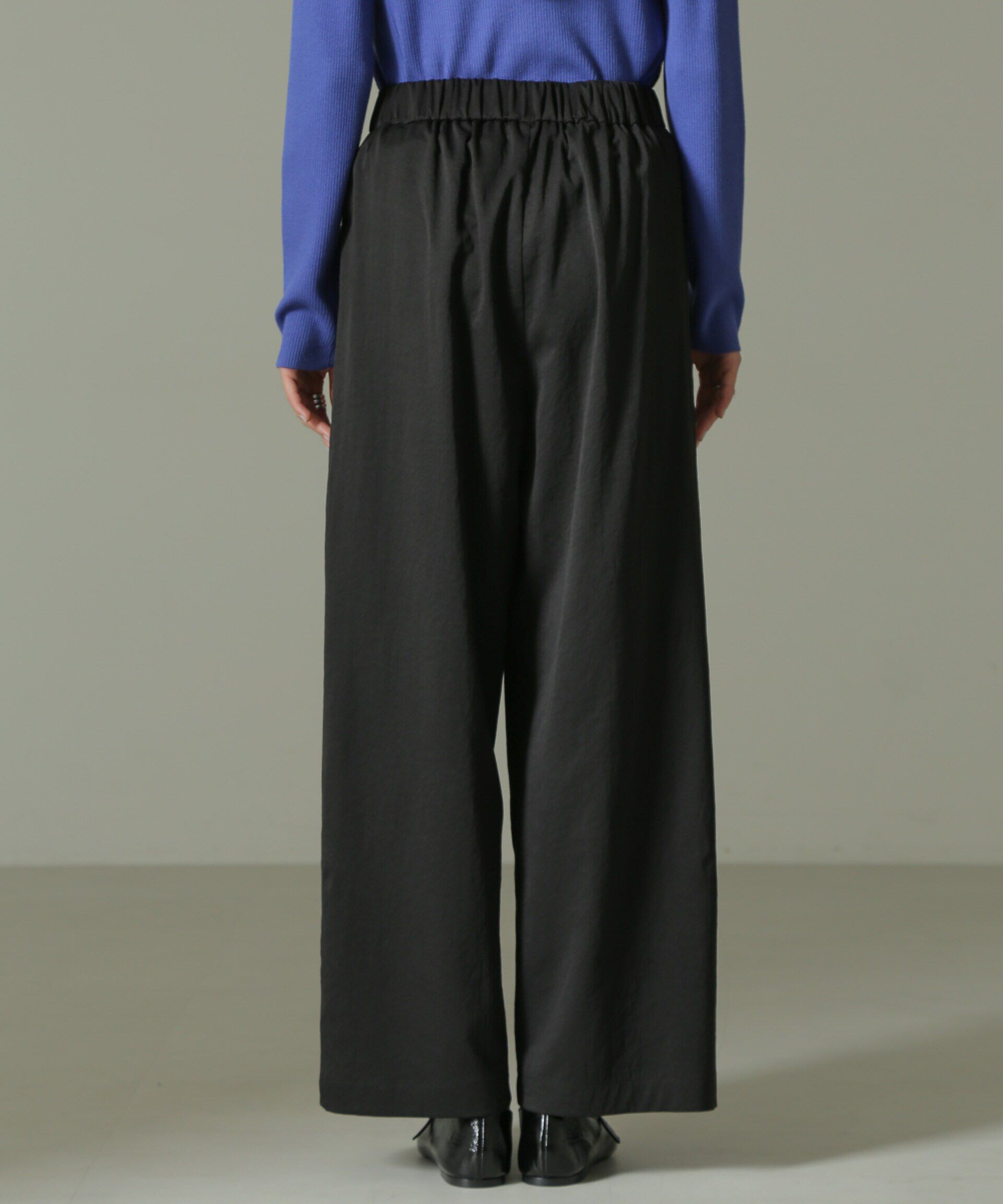 nano･universe「ツータックワイドパンツ」|チノ|