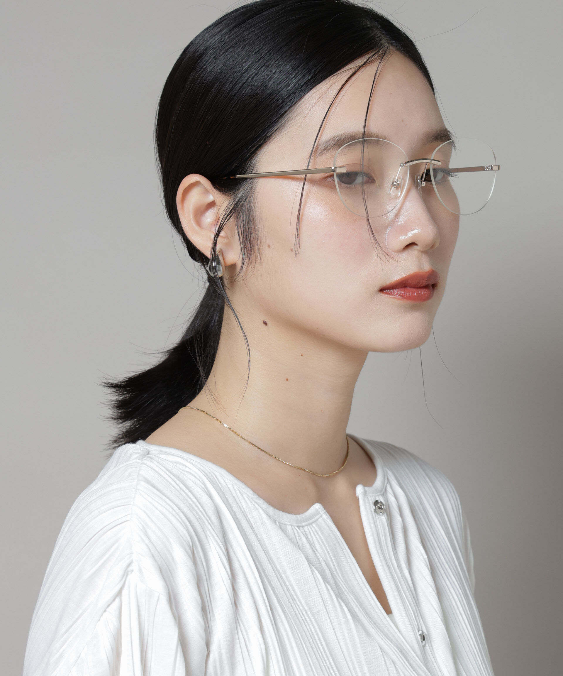 nano･universe「フレームレスメガネ」|メガネ|