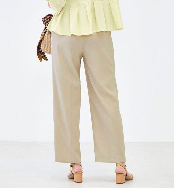 NOLLEY'S「ウォッシャブルハイスペック麻調愛されセミワイドパンツ」|その他|