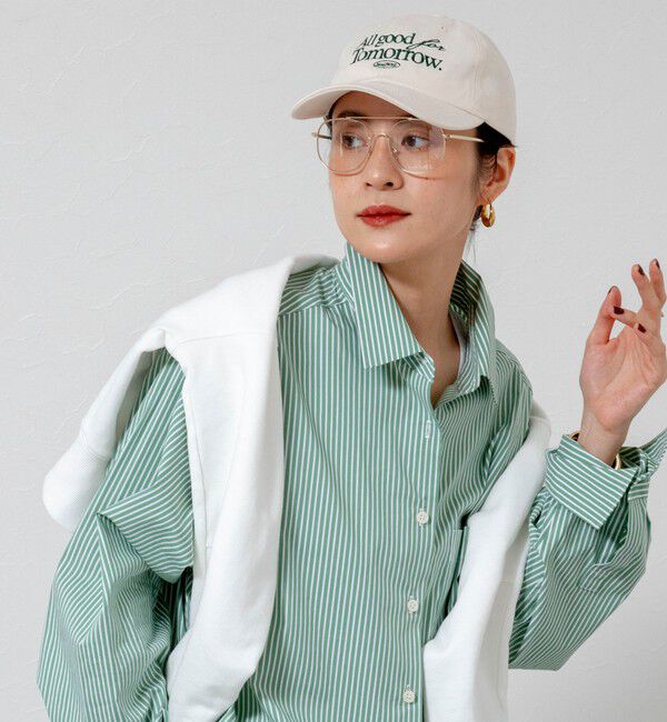 MAQWEL「【MAQWEL/マクウェル】ウォッシャブルストライプシャツ」|シャツ・ブラウス|