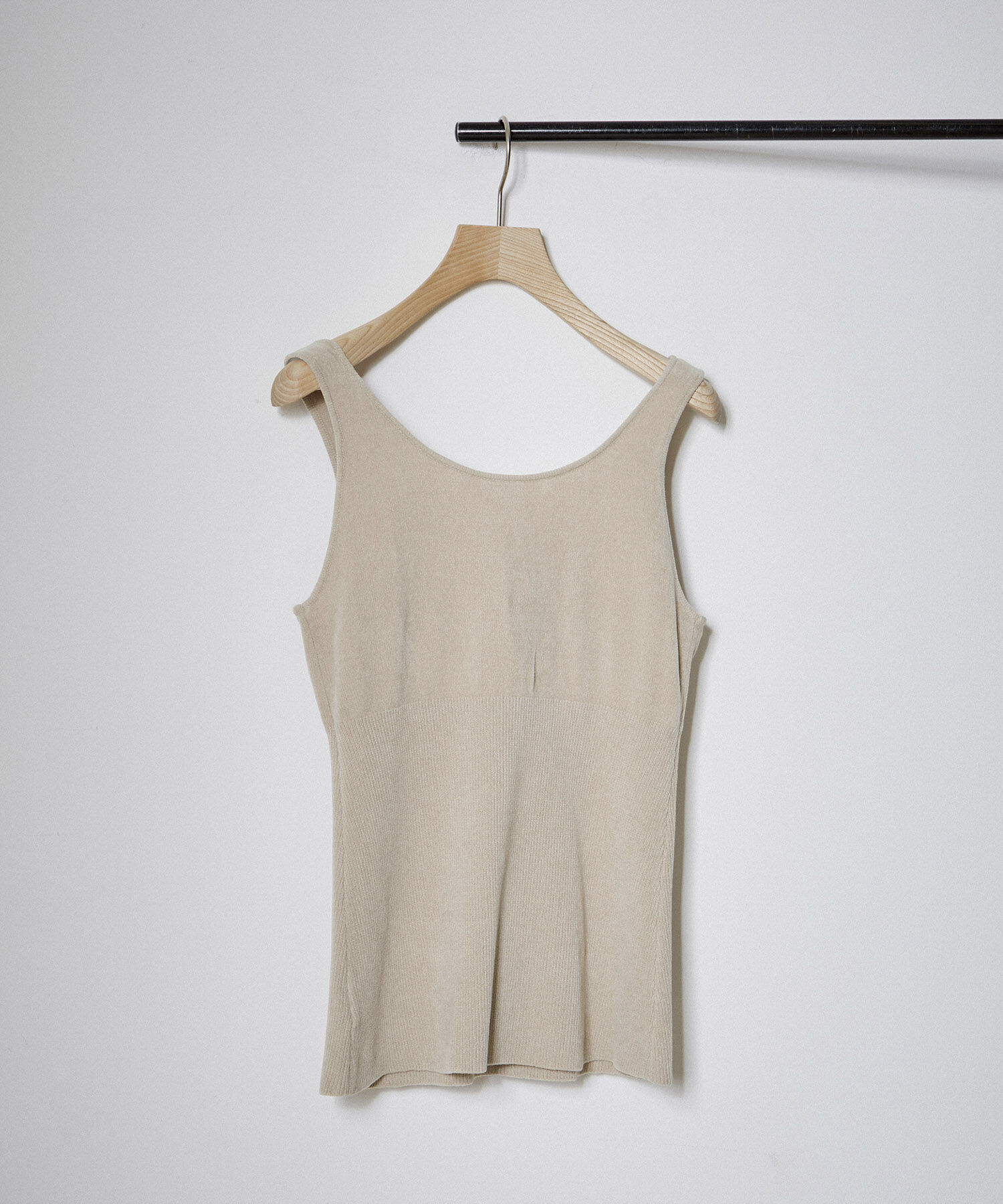SALON adam et rope'「ブラパッド付タンクトップ-CreamyCotton /クリーミーコットン-」|タンクトップ|
