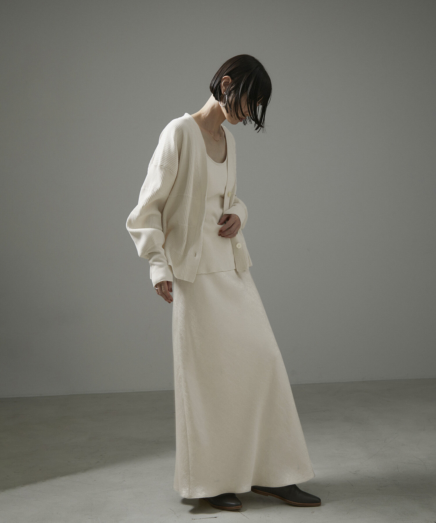 SALON adam et rope'「ブラパッド付タンクトップ-CreamyCotton /クリーミーコットン-」|タンクトップ|