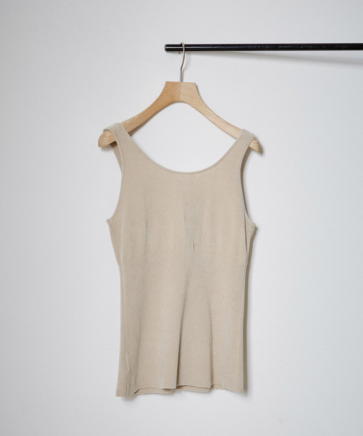 SALON adam et rope'「ブラパッド付タンクトップ-CreamyCotton /クリーミーコットン-」|タンクトップ|