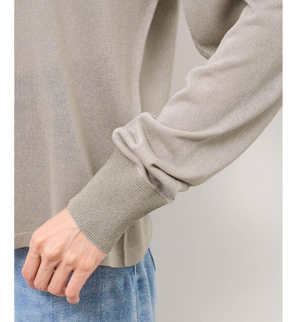 Rope&rsquo;Picnic「【emur/エミュール】インターシャバックロゴカーディガン」|カーディガン|