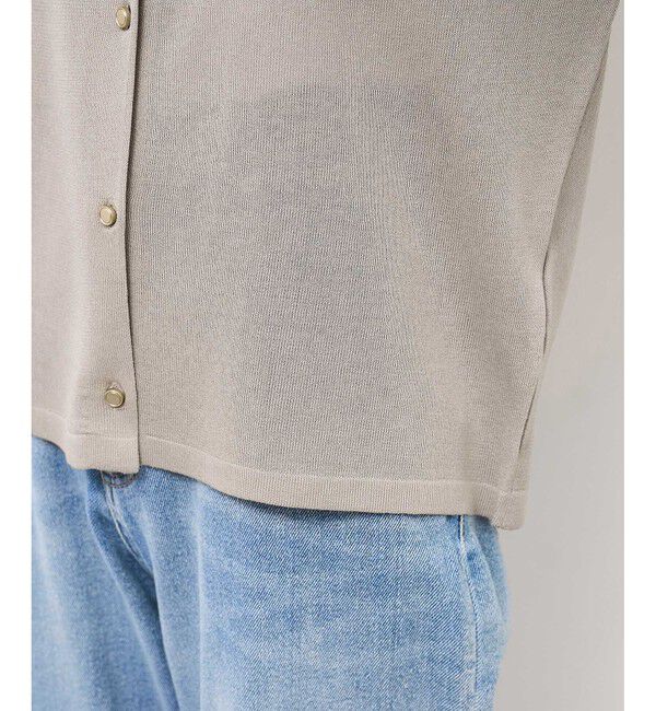 Rope&rsquo;Picnic「【emur/エミュール】インターシャバックロゴカーディガン」|カーディガン|