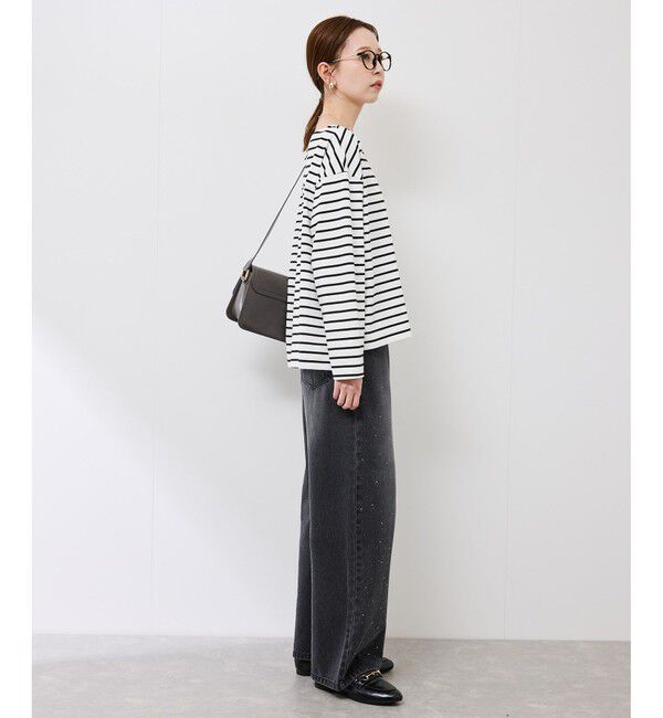 Rope&rsquo;Picnic「ボックスシルエットボーダーカットソー」|Tシャツ・カットソー|