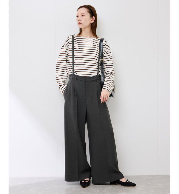 Rope&rsquo;Picnic「ボックスシルエットボーダーカットソー」|Tシャツ・カットソー|