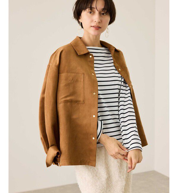 Rope&rsquo;Picnic「ボックスシルエットボーダーカットソー」|Tシャツ・カットソー|