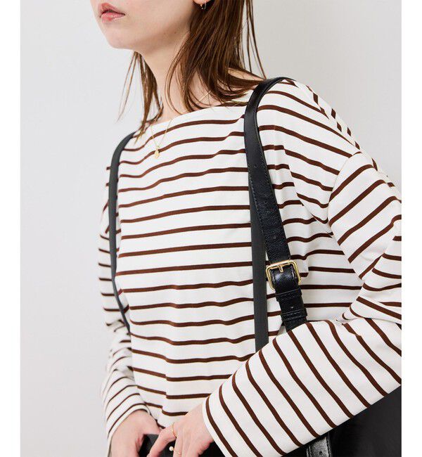 Rope&rsquo;Picnic「ボックスシルエットボーダーカットソー」|Tシャツ・カットソー|