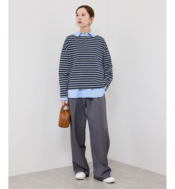 Rope&rsquo;Picnic「ボックスシルエットボーダーカットソー」|Tシャツ・カットソー|