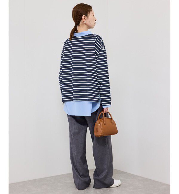 Rope&rsquo;Picnic「ボックスシルエットボーダーカットソー」|Tシャツ・カットソー|