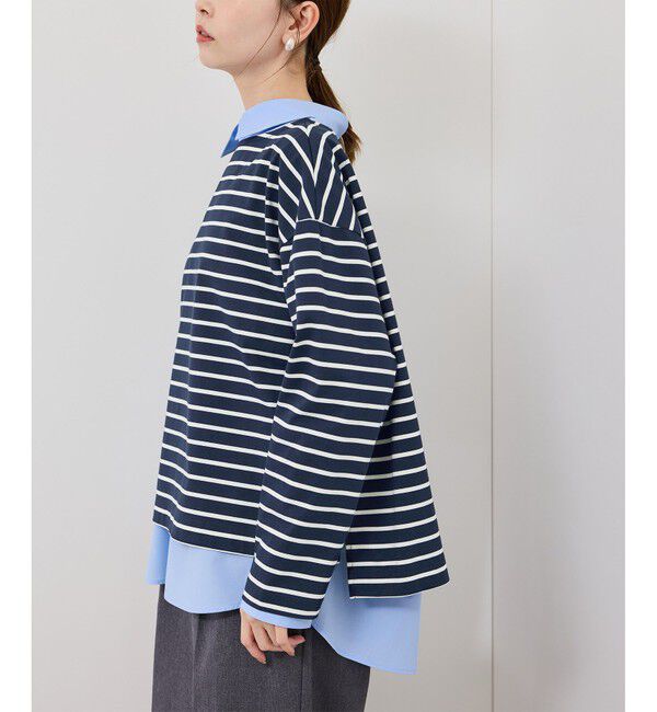 Rope&rsquo;Picnic「ボックスシルエットボーダーカットソー」|Tシャツ・カットソー|