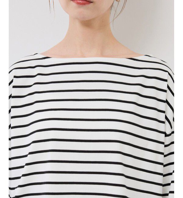 Rope&rsquo;Picnic「ボックスシルエットボーダーカットソー」|Tシャツ・カットソー|