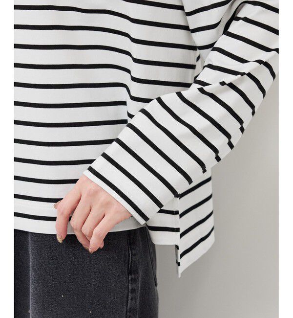 Rope&rsquo;Picnic「ボックスシルエットボーダーカットソー」|Tシャツ・カットソー|