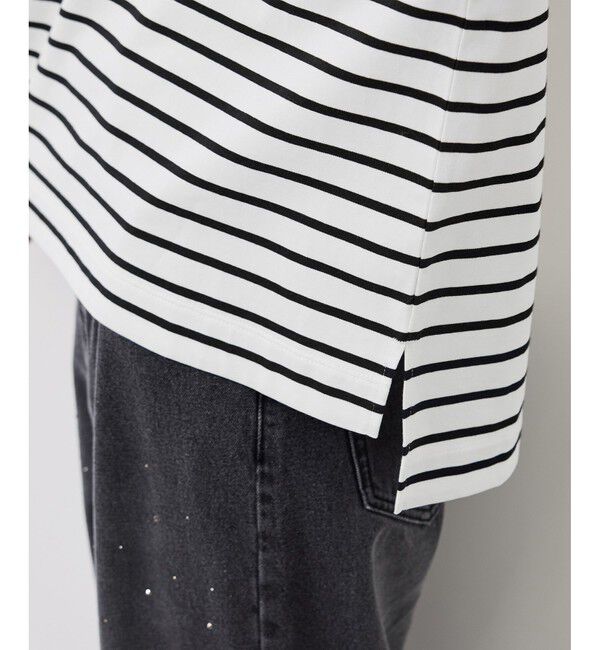 Rope&rsquo;Picnic「ボックスシルエットボーダーカットソー」|Tシャツ・カットソー|