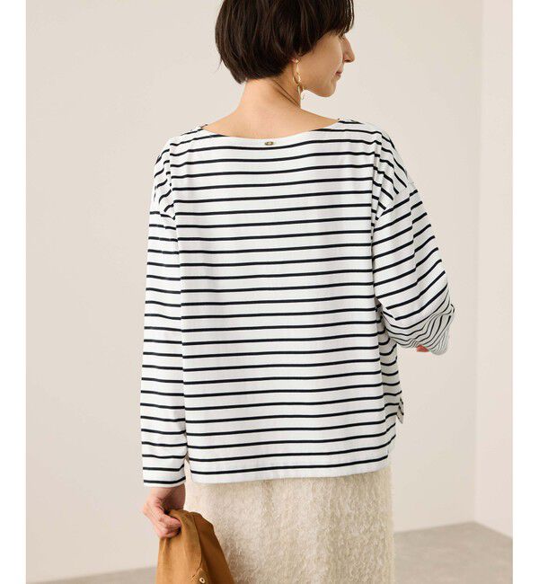 Rope&rsquo;Picnic「ボックスシルエットボーダーカットソー」|Tシャツ・カットソー|