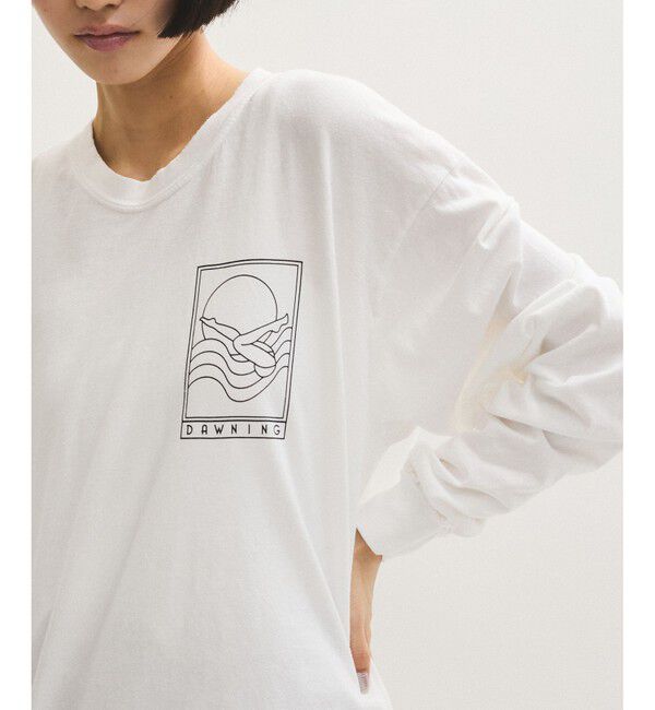 ADAM ET ROPE'「【DAWNING(ドーニング)】OG LOGO LS TEE」|Tシャツ・カットソー|
