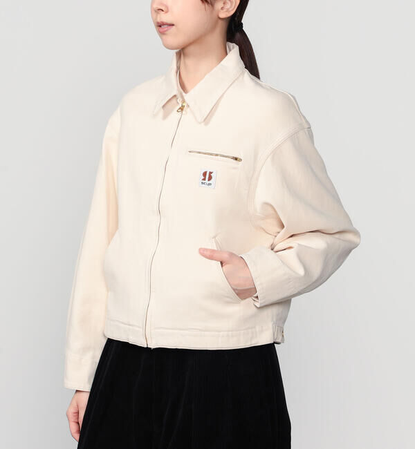  「SCYE BASICS | 〈別注〉 ストレッチコットンダック ショートジャケット WOMEN」|テーラードジャケット|