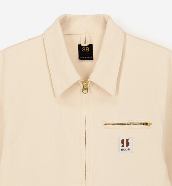  「SCYE BASICS | 〈別注〉 ストレッチコットンダック ショートジャケット WOMEN」|テーラードジャケット|