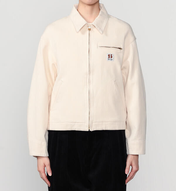  「SCYE BASICS | 〈別注〉 ストレッチコットンダック ショートジャケット WOMEN」|テーラードジャケット|