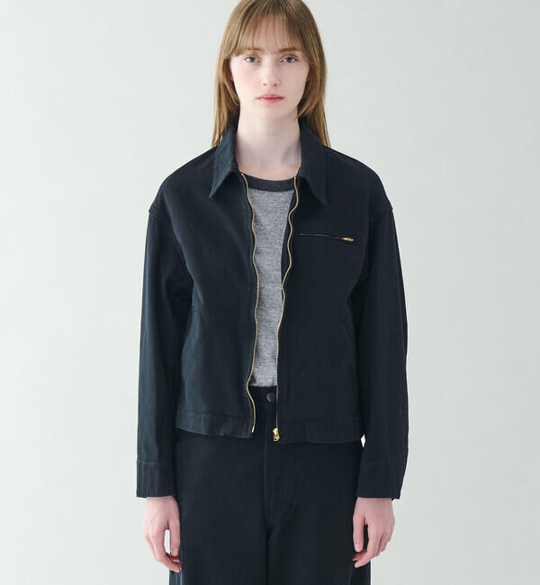  「SCYE BASICS | 〈別注〉 ストレッチコットンダック ショートジャケット WOMEN」|テーラードジャケット|