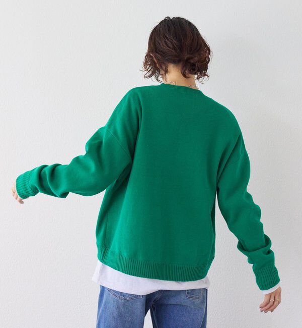  「【A・MONN(アモン)】Vネックニットプルオーバー」|ニット・セーター|