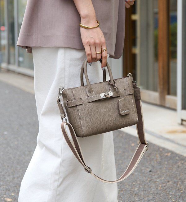  「【実用性抜群】ひねり金具ミニトートバッグ」|クラッチバッグ|