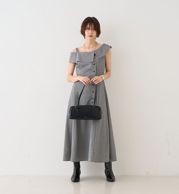 Rouge vif「【一部店舗限定】アシメショルダーワンピース」|ワンピース|