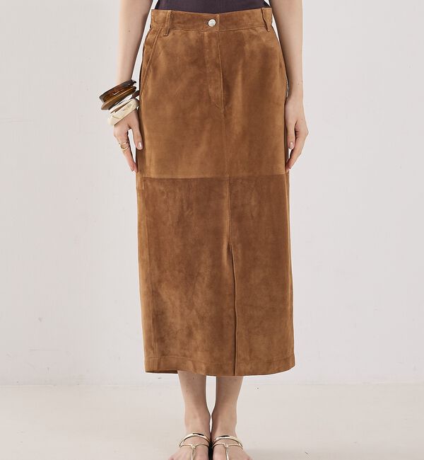 The Store by C' 「【COCUCA】スエードスリットスカート」|スカート|