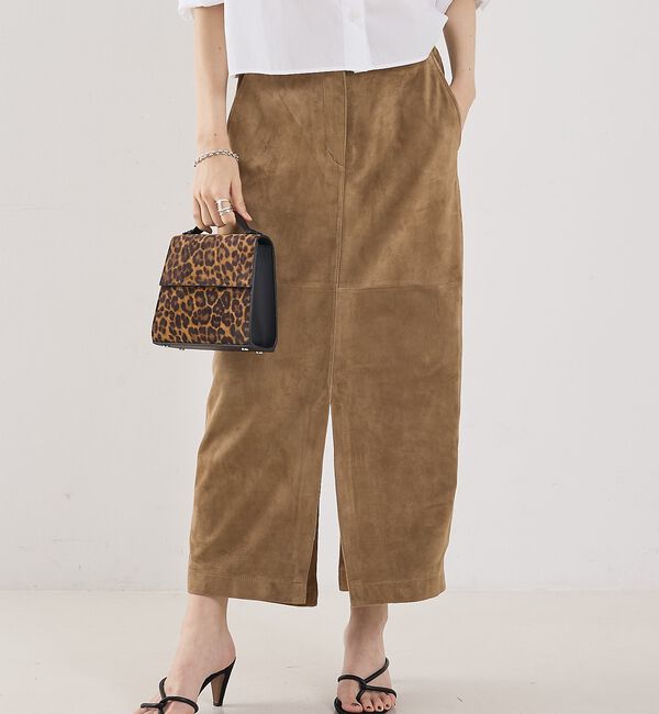 The Store by C' 「【COCUCA】スエードスリットスカート」|スカート|