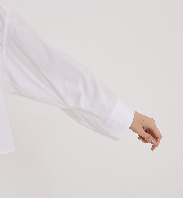 The Store by C' 「【TWP】Next Ex／クロップ丈シャツ」|シャツ・ブラウス|