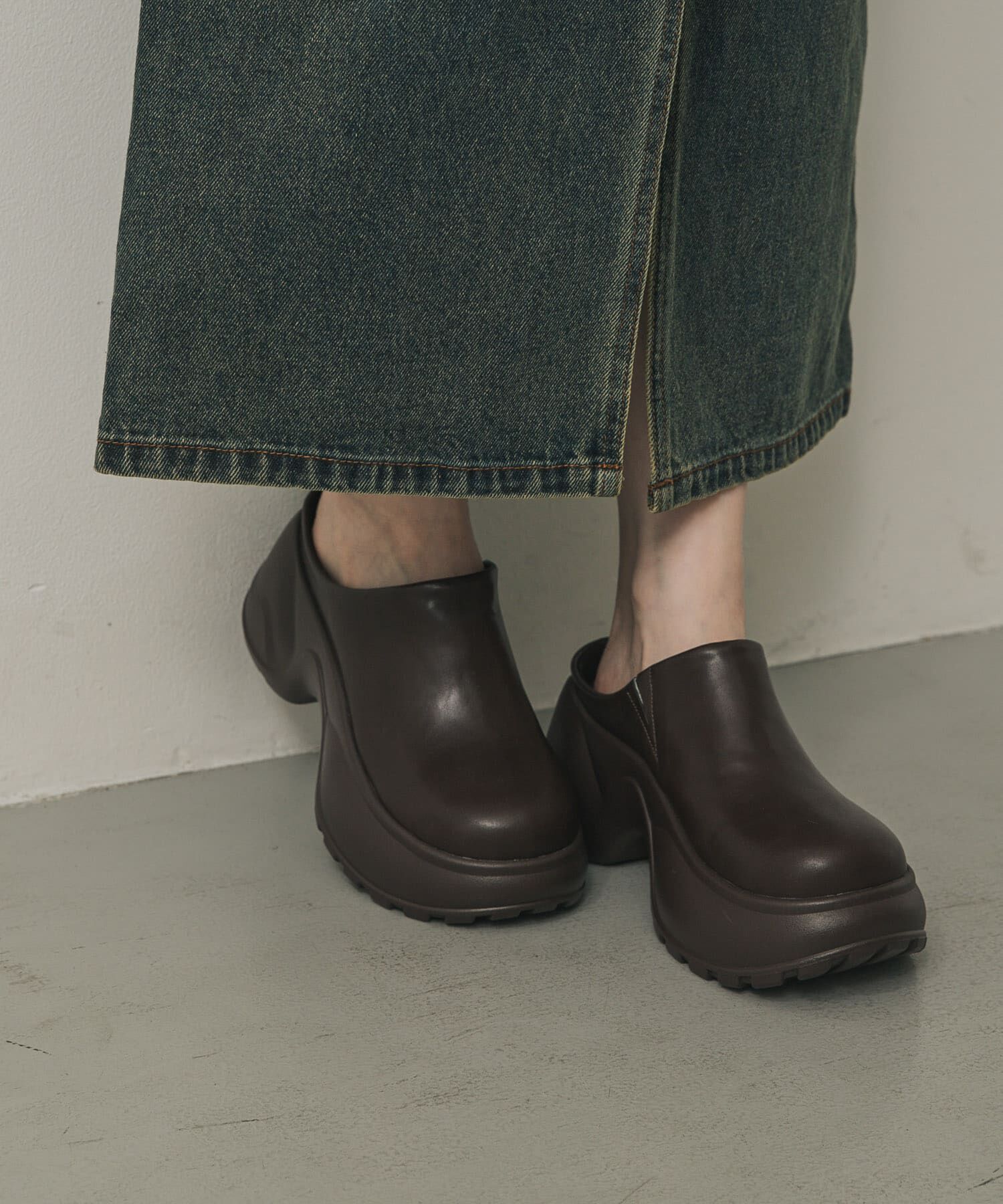 SENSE OF PLACE by URBAN RESEARCH「ボリュームソールサボサンダル」|サンダル|