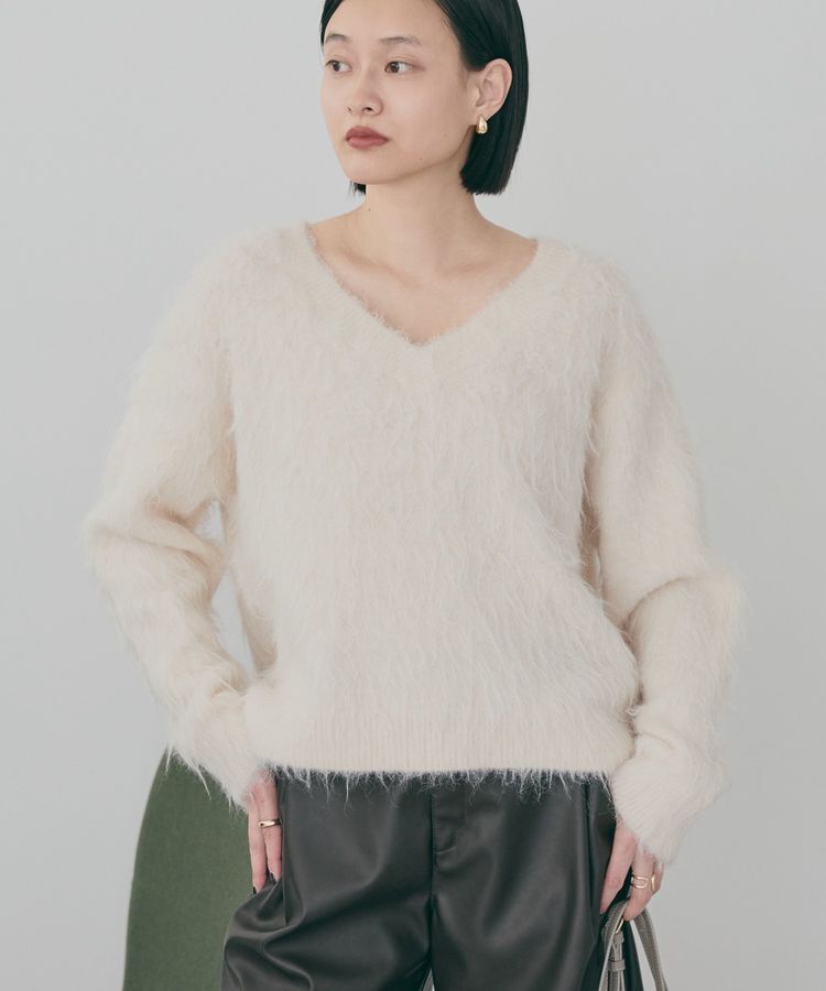 AMERICAN HOLIC「起毛シャギールーズニットプルオーバー」|ニット・セーター|