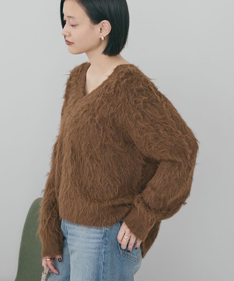 AMERICAN HOLIC「起毛シャギールーズニットプルオーバー」|ニット・セーター|