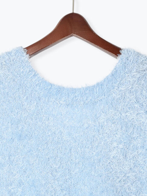 Te chichi TERRASSE「前後2WAYラメシャギーベスト《2025spring catalog item》」|ニット・セーター|