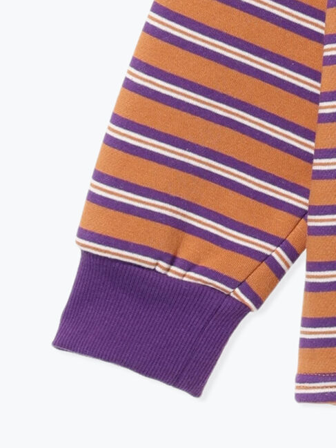 Samansa Mos2 Lagom「マルチボーダー裏起毛トレーナー」|Tシャツ・カットソー|