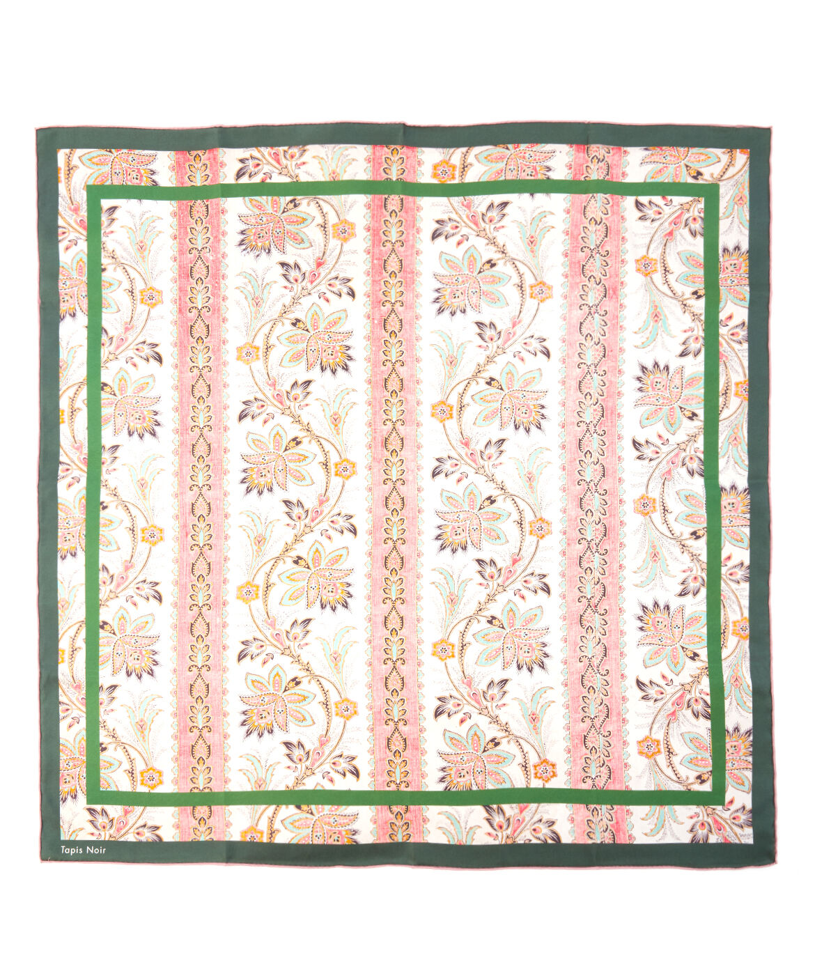 INED「《SUPERIOR CLOSET》Classical Flower Wave Scarf《Tapis Noir》」|バンダナ・スカーフ|