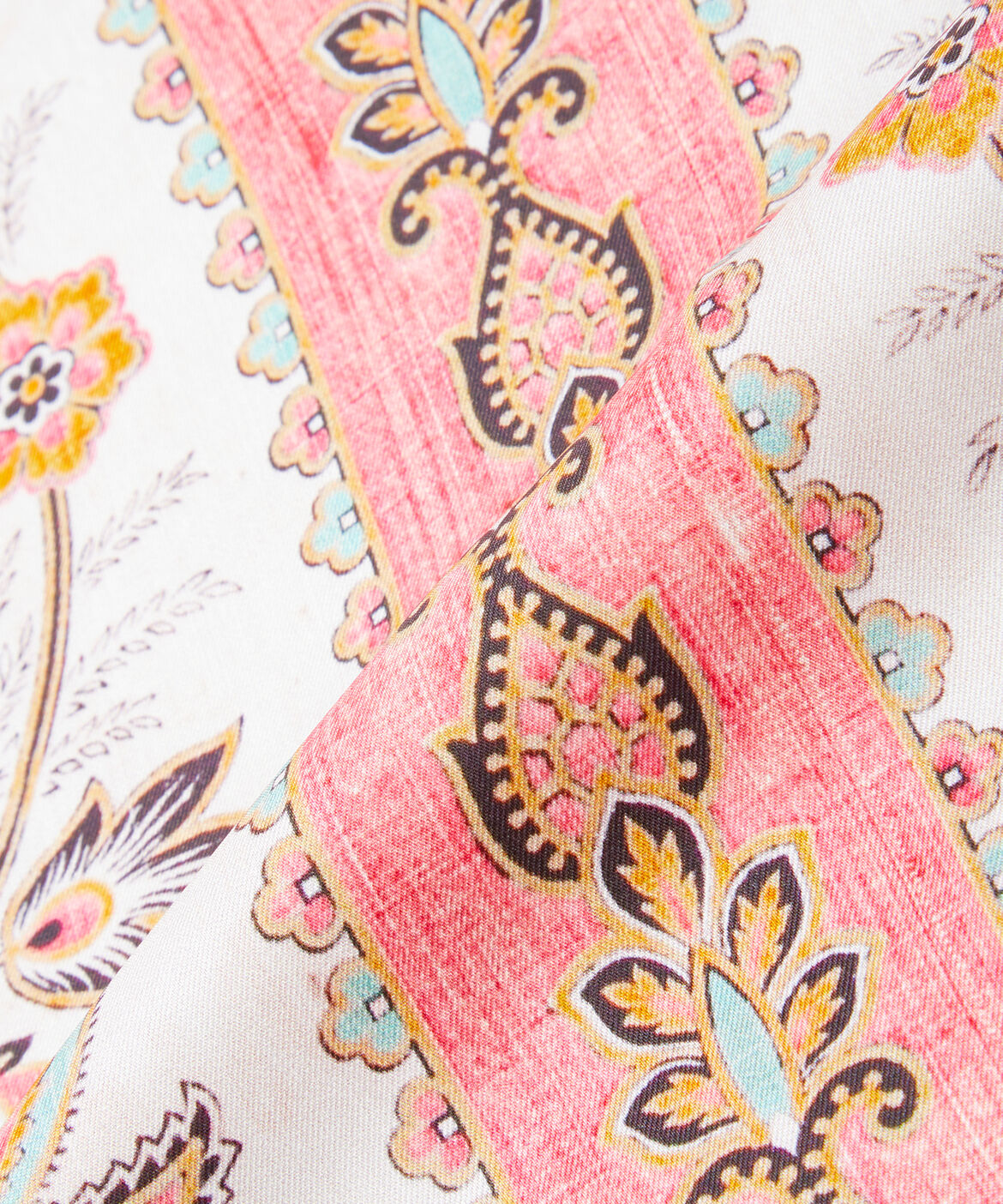 INED「《SUPERIOR CLOSET》Classical Flower Wave Scarf《Tapis Noir》」|バンダナ・スカーフ|