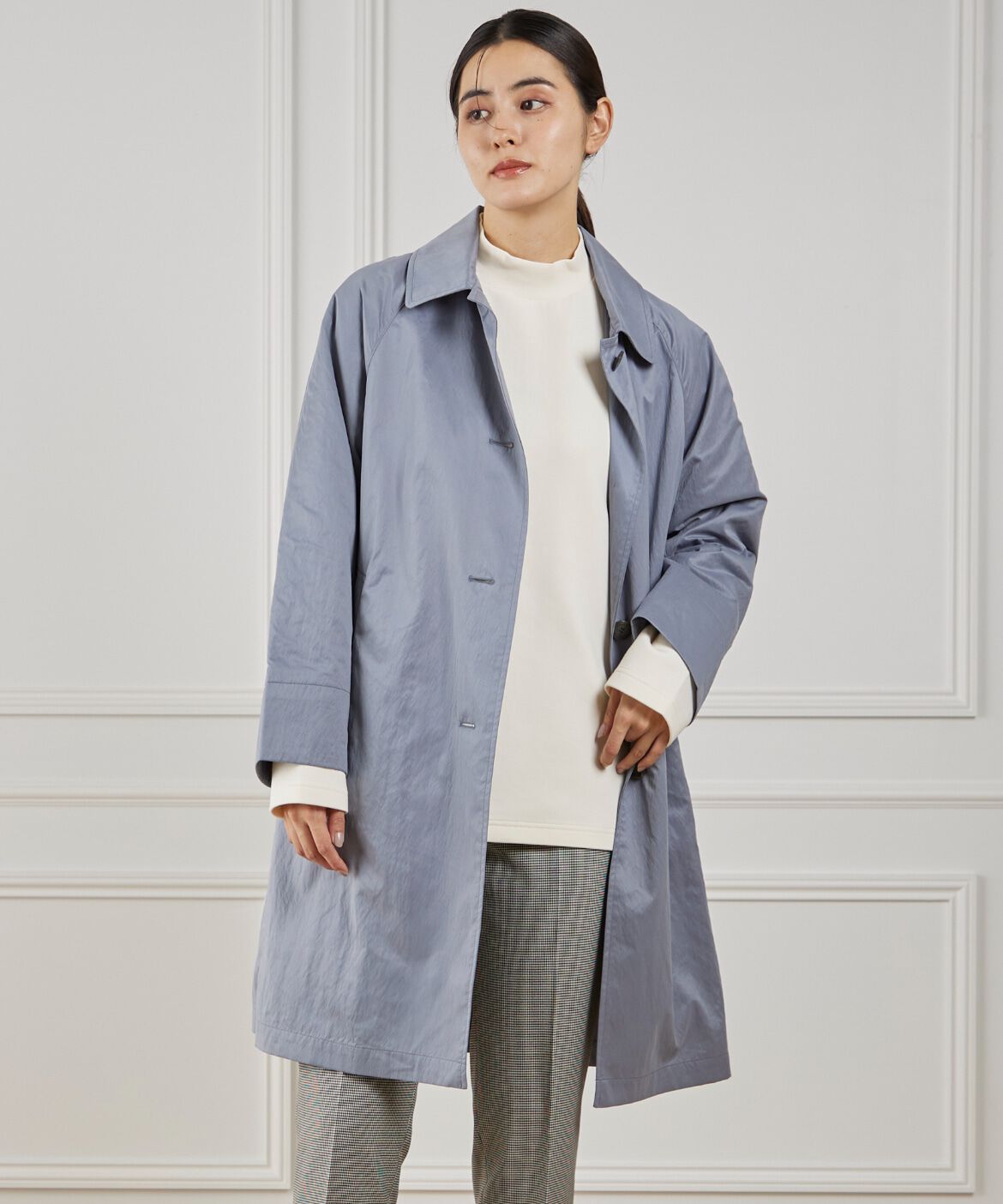 DAY by DAY it&rsquo;s international「ステンカラーコート」|ステンカラーコート|ブルーグレー4