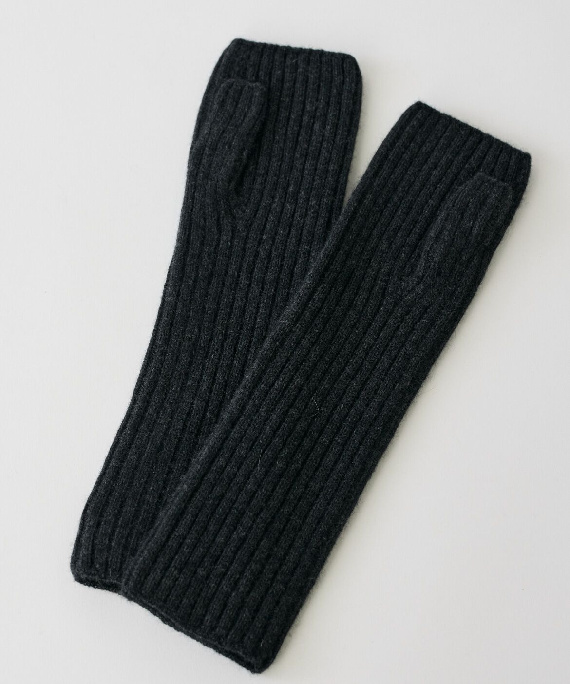 FAVORITE SUKINAMONO「ミドルゲージカシミヤ リブアームウォーマー《ASAUCE MELER》」|手袋|