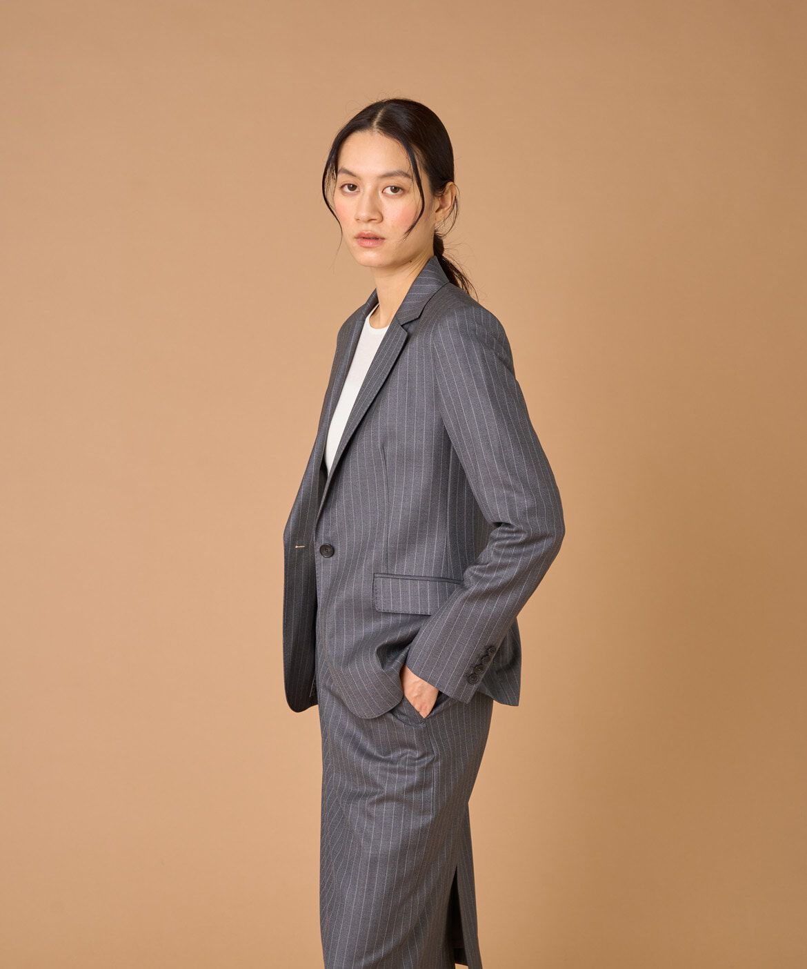 INED「シルクウールテーラードジャケット《Loro Piana》」|テーラードジャケット|