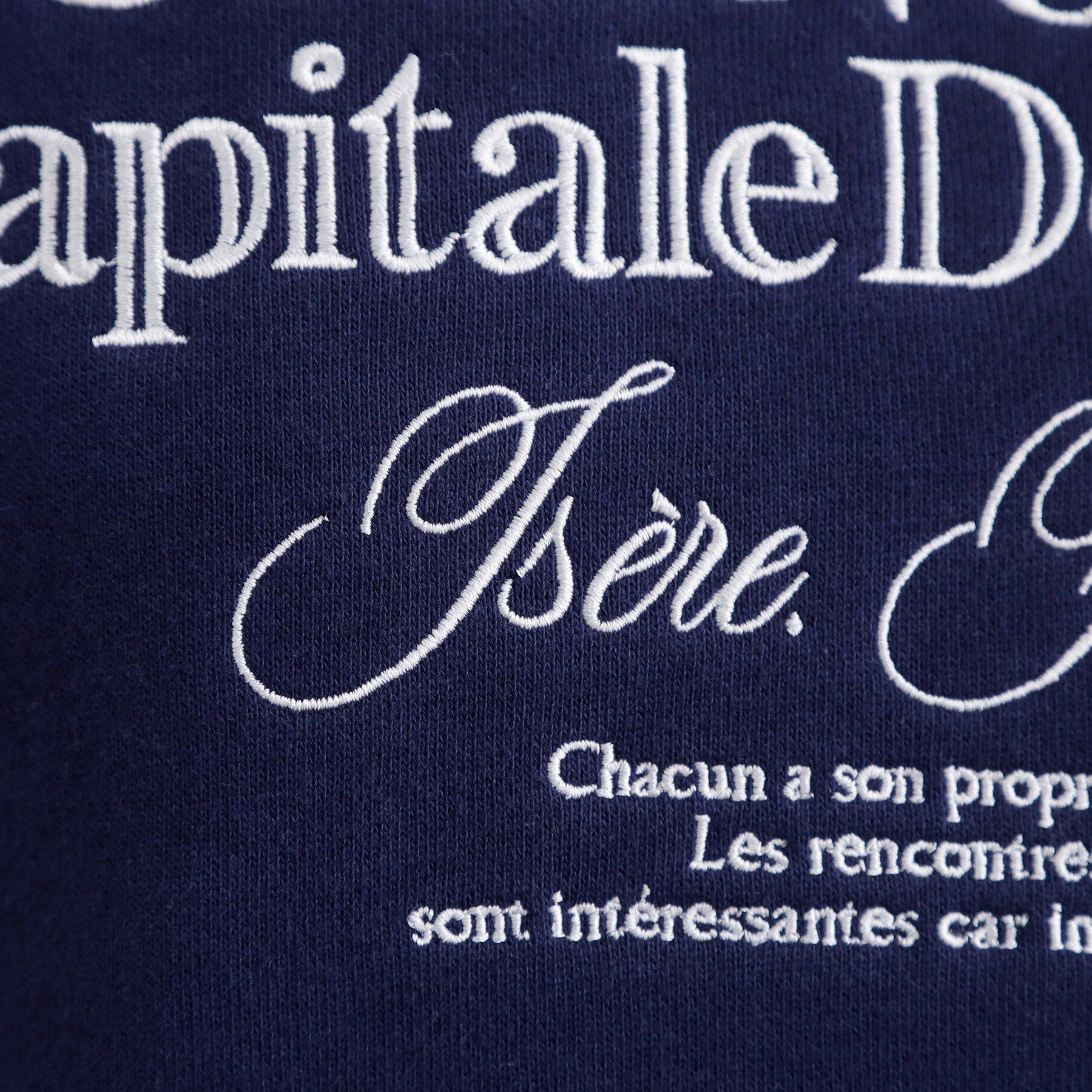 grove「プレッピーロゴ裏起毛スウェット」|パーカー|