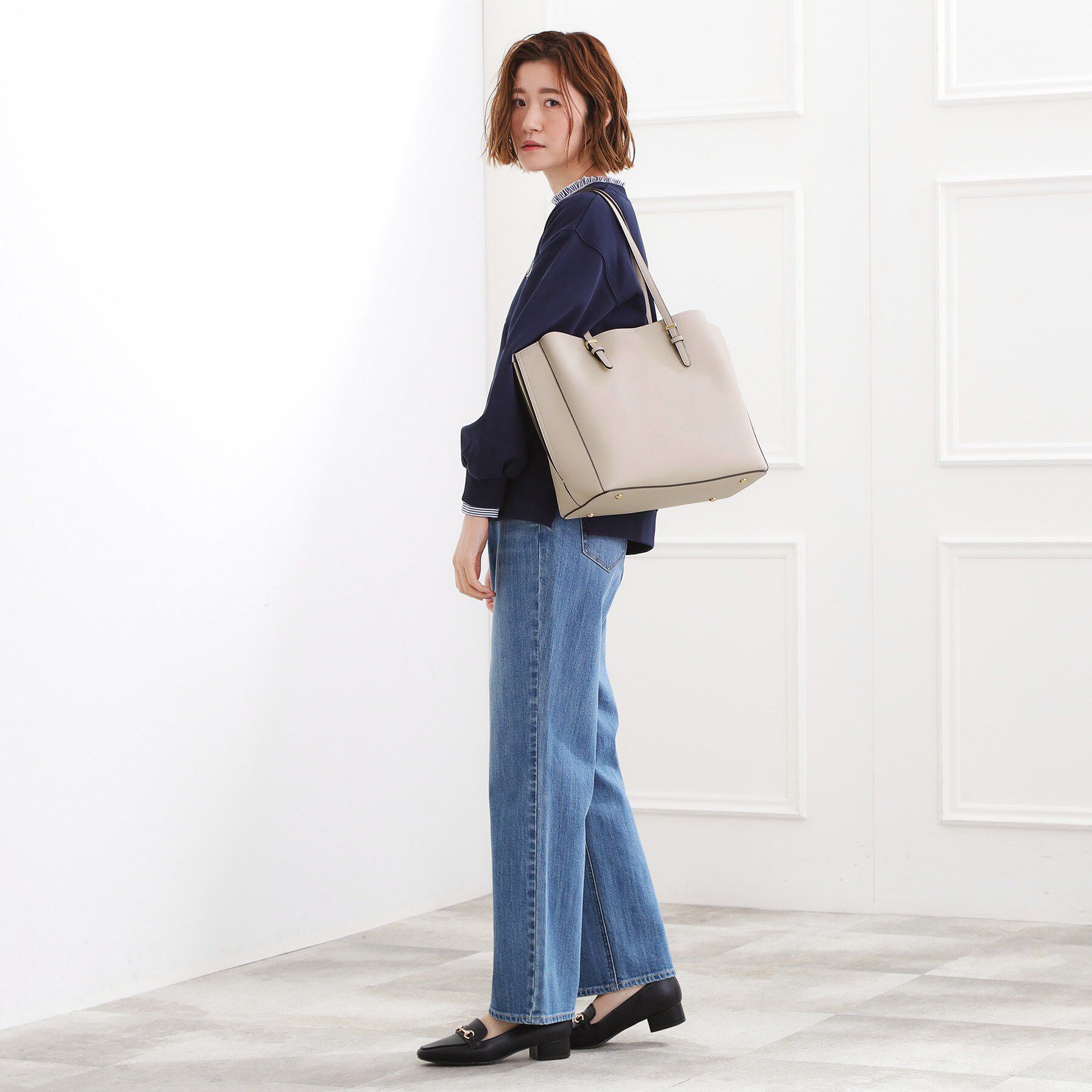 grove「人間工学サイドスリットトート」|トートバッグ|