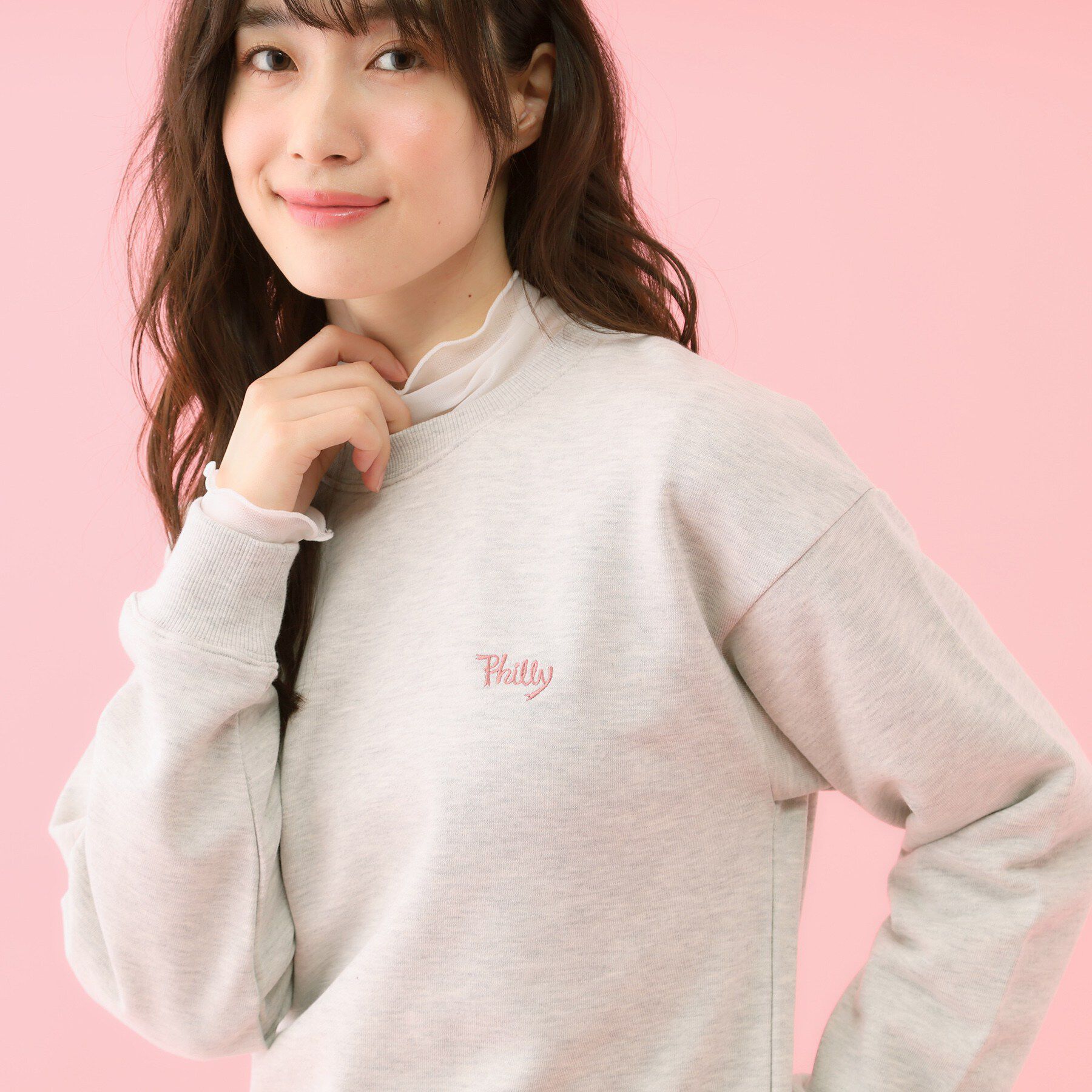 grove「【コラボITEM】Philly Chocolate 裏毛プルオーバー」|パーカー|