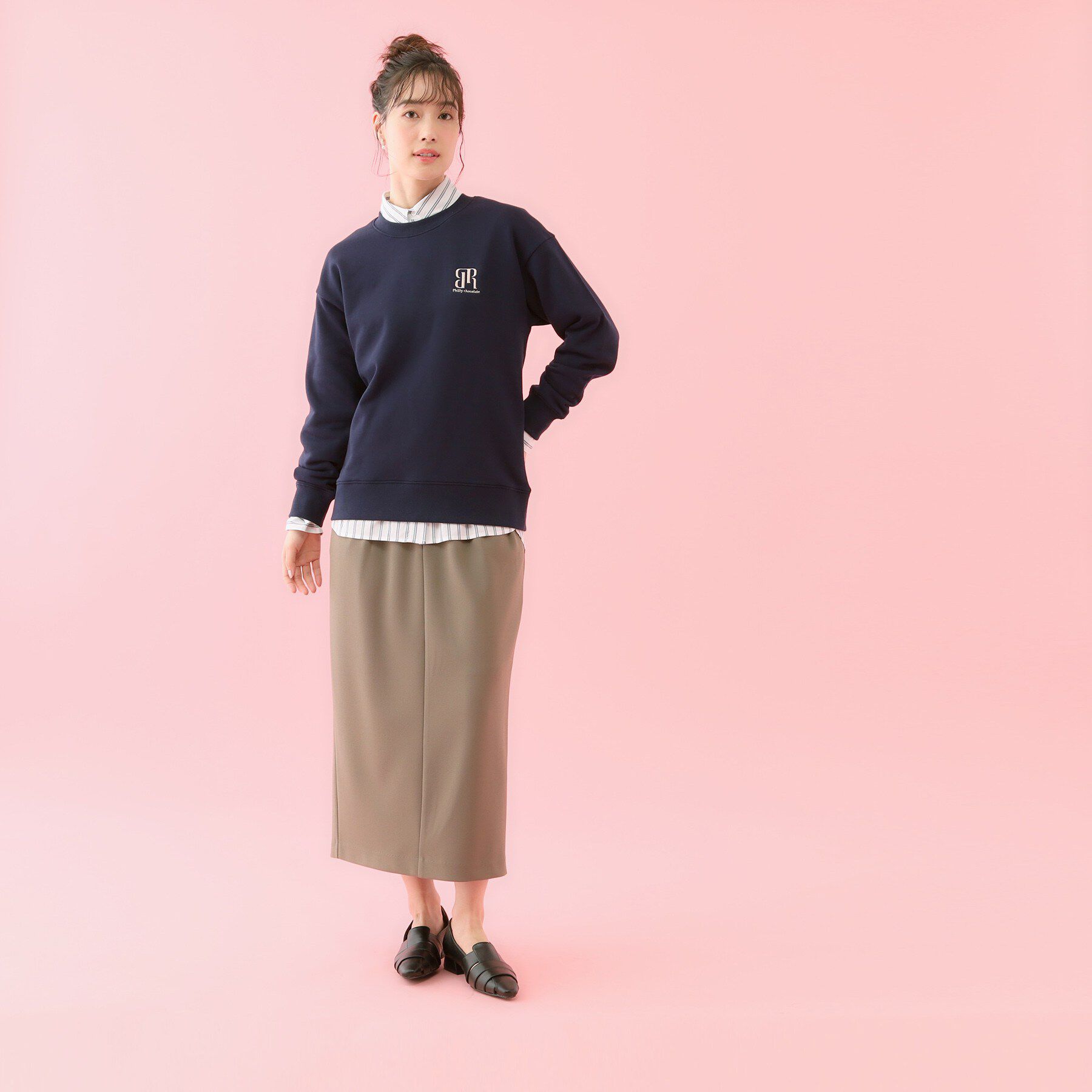 grove「【コラボITEM】Philly Chocolate 裏毛プルオーバー」|パーカー|