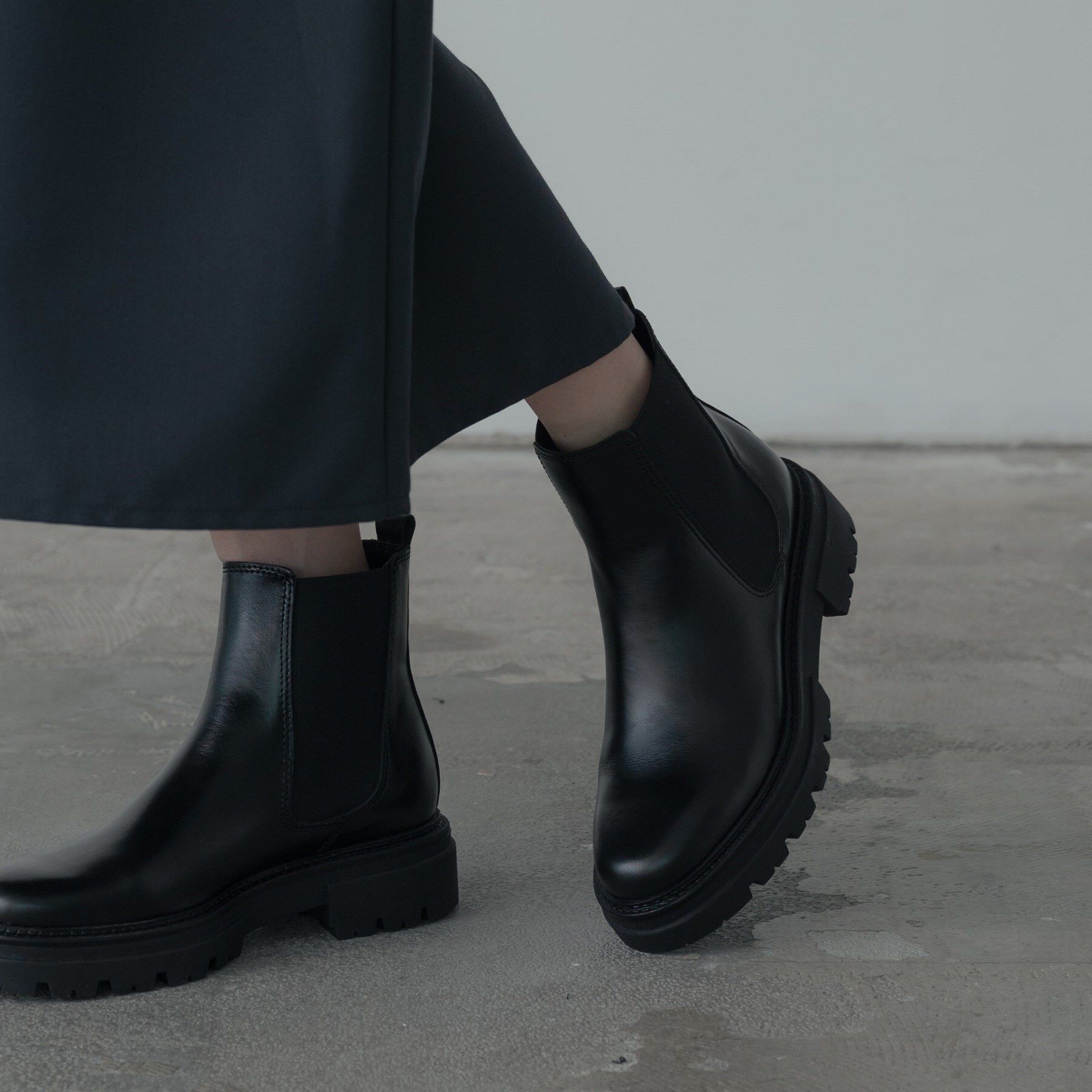 GALLEST「【ENESS】チェルシーブーツ」|ショートブーツ|