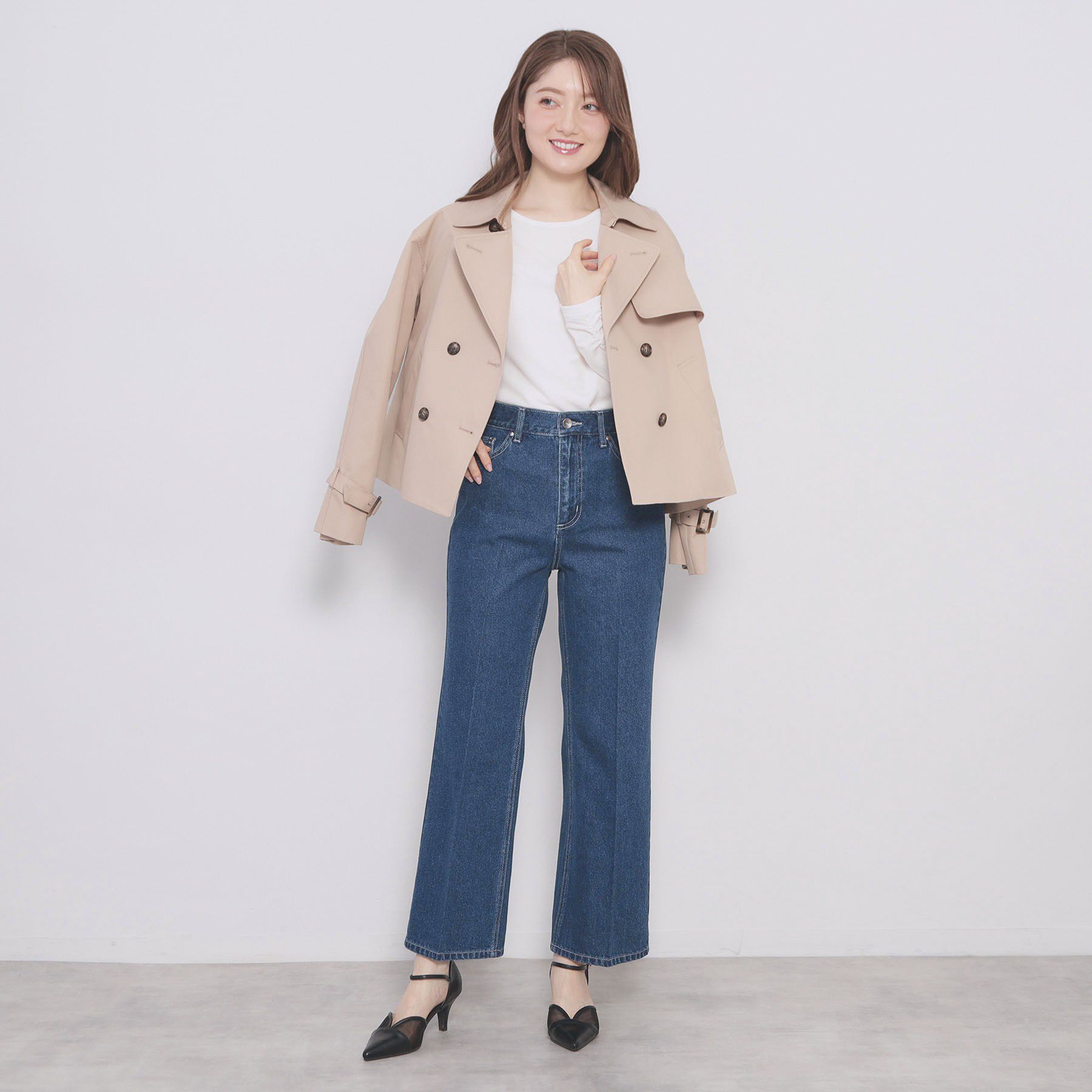 index「《丈が選べる》ストレートデニムパンツ【洗濯機洗い可】」|その他|