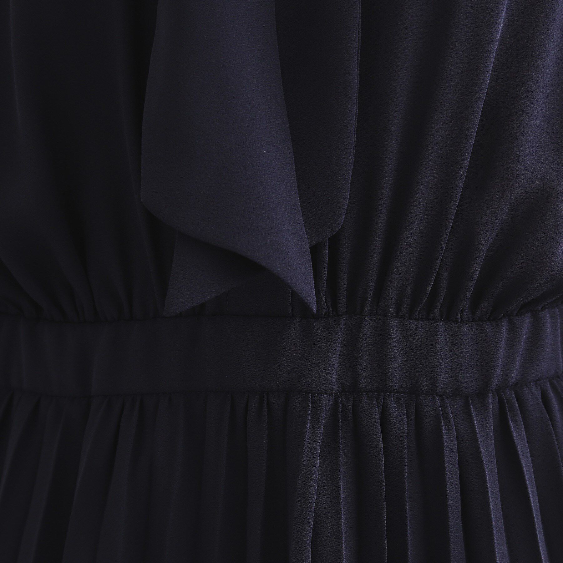 OPAQUE.CLIP「《通勤・セレモニー対応》ジョーゼットプリーツワンピース【洗える】」|ワンピース|