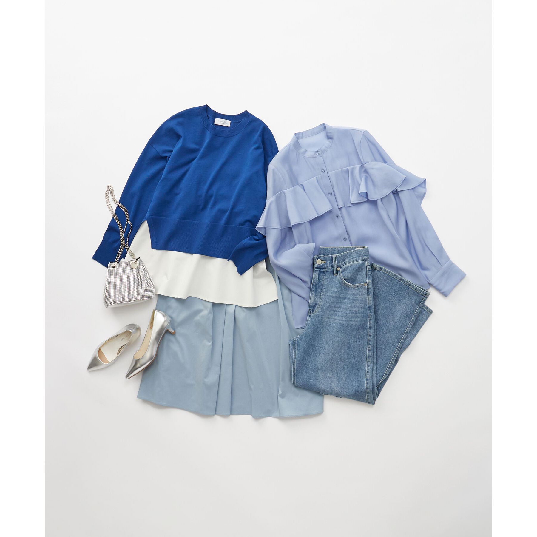 OPAQUE.CLIP「《SS-LLsize》ストレッチダメージストレートデニム【洗濯機洗い可】」|その他|